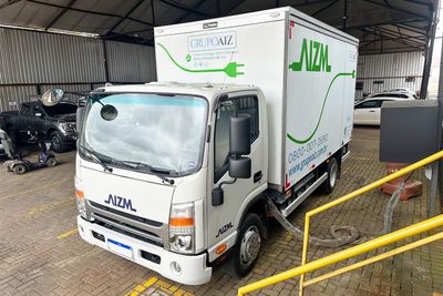 Caminhão JAC IEV1200T 100% Elétrico Baú Furgão 21/22