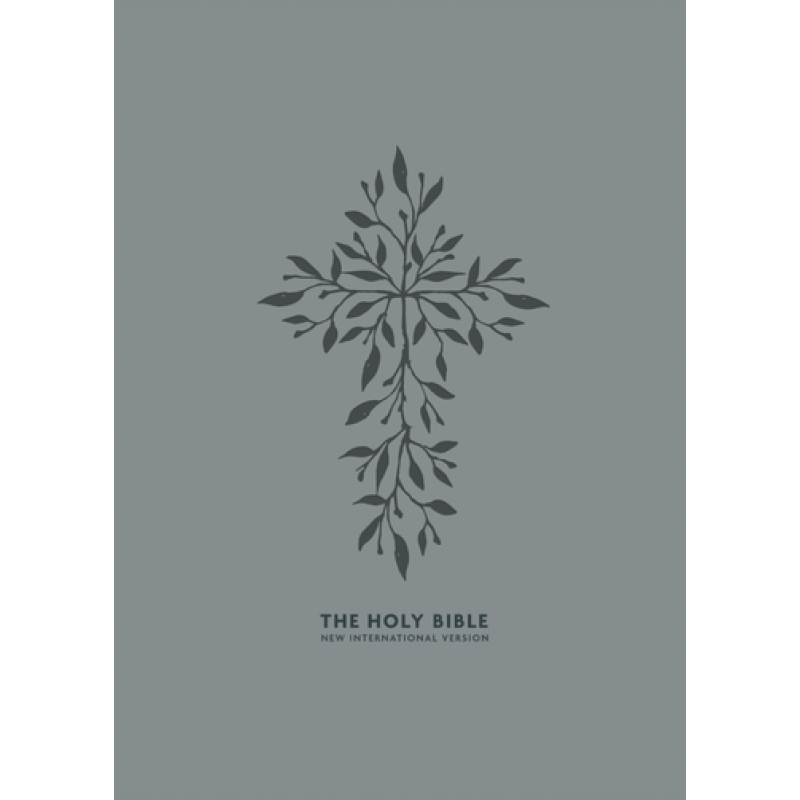 NIV Bible Society NZ Duotone Blue/Grey Indexed Large Print