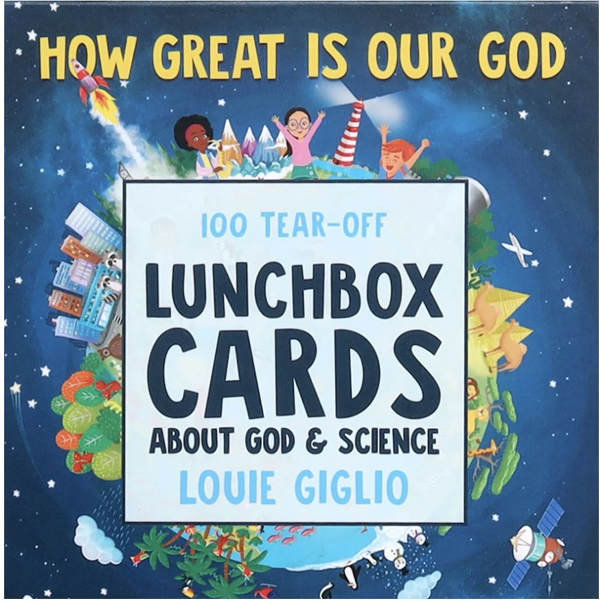 Lunchbox Notes: How Great is Our God:100 Tear-Off Lunchbox Cards About God and Science