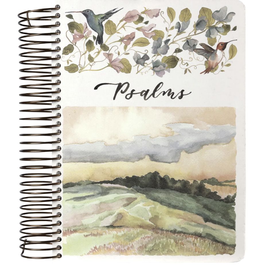 ESV Scripture Journal, Spiral-Bound Edition: Psalms (Artwork by Ruth Chou Simons)