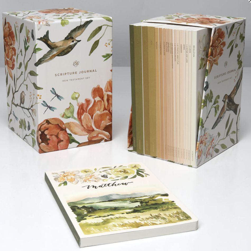 ESV Scripture Journal: New Testament Set (Artwork by Ruth Chou Simons) (Paperback)