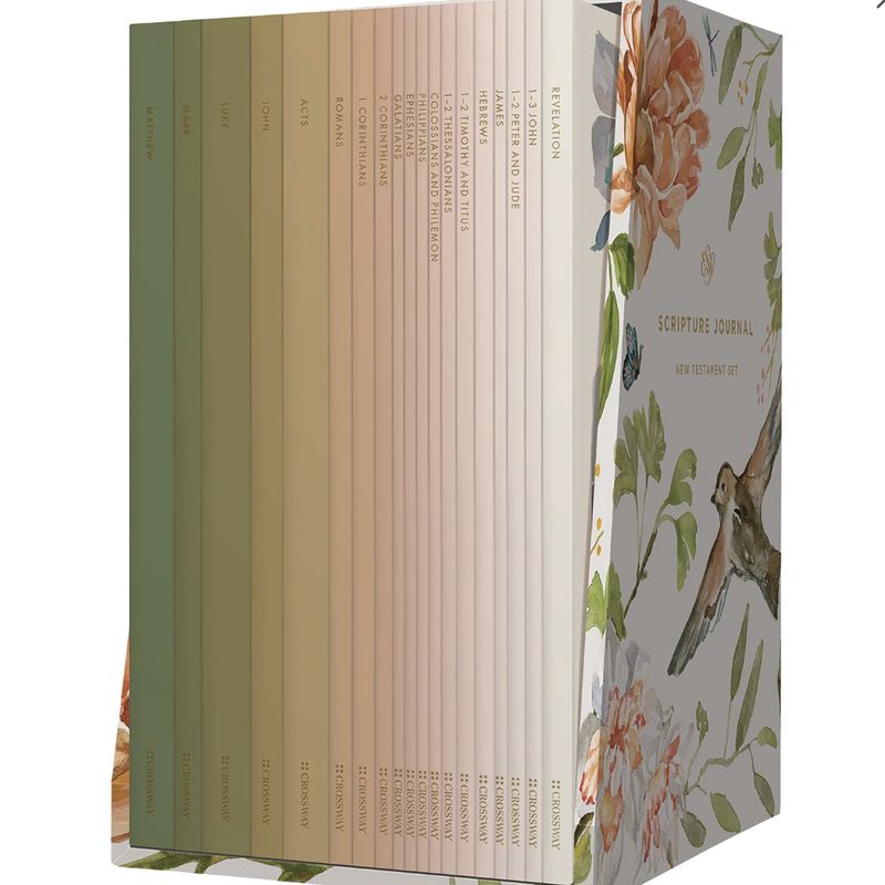 ESV Scripture Journal: New Testament Set (Artwork by Ruth Chou Simons) (Paperback)