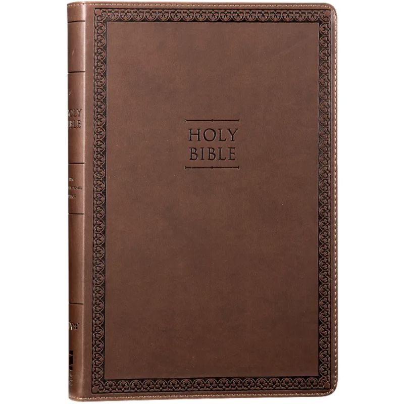NIV Value Thinline Bible, Large Print, Brown
