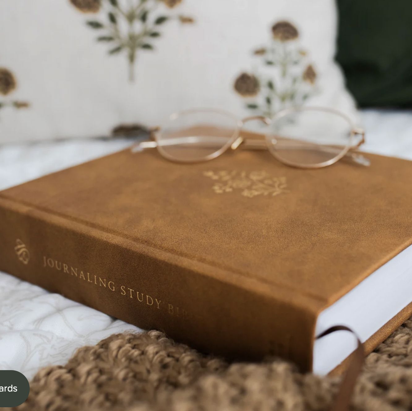 ESV Journaling Study Bible (TruTone over Board, Nubuck Caramel)