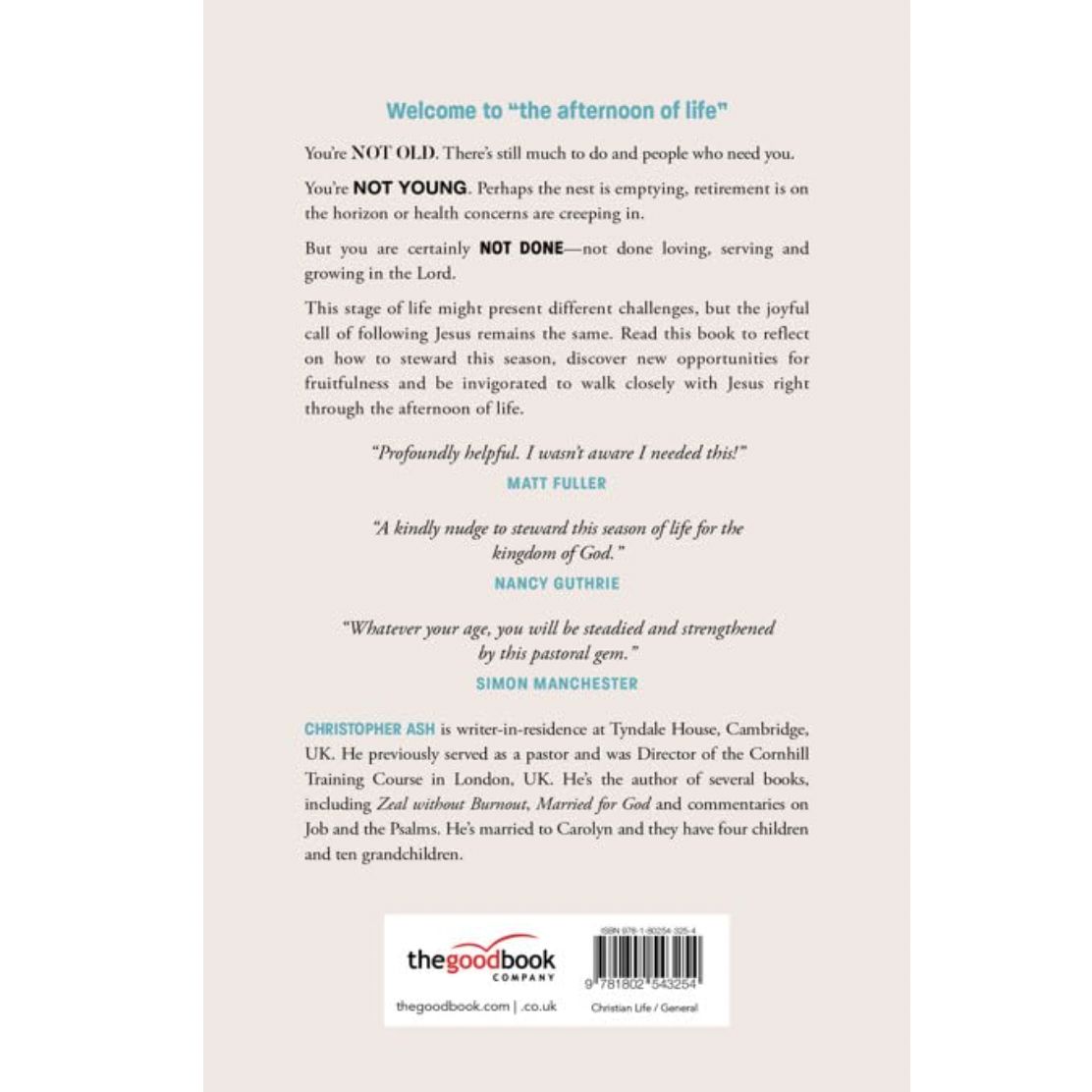 Not Old, Not Young, Not Done: Following Jesus in your 50s and 60s