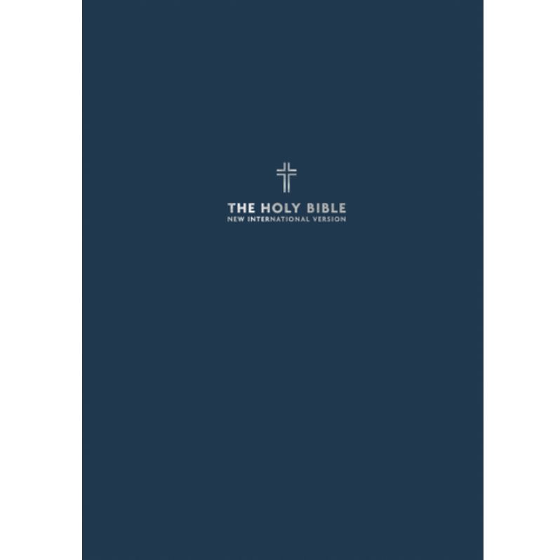 NIV Bible BSNZ Hard Cover Blue Large Print