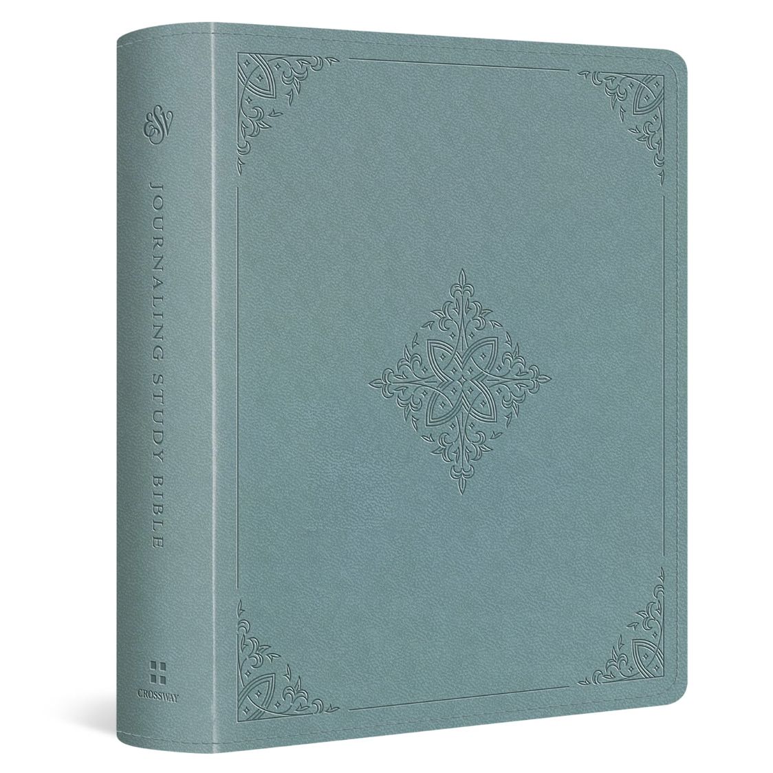 ESV Journaling Study Bible (TruTone over Board, Paris Sky, Fleur-de-lis Design)
