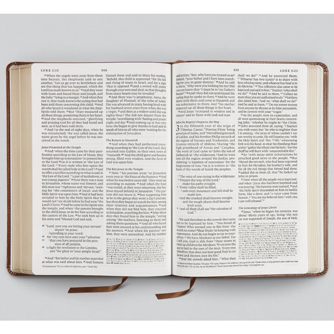 ESV Bible with Creeds and Confessions (TruTone, Brown, Cross Trefoil Design)