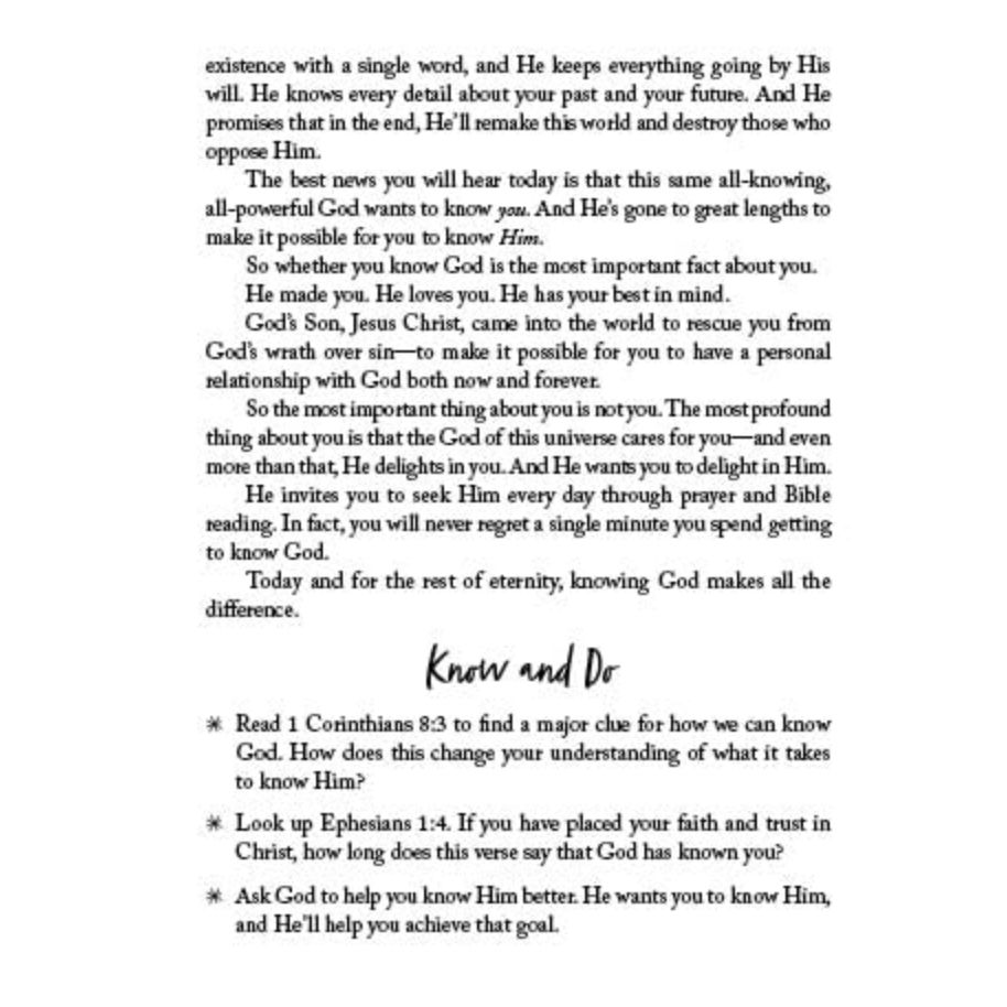 Know Your Bible Devotions For Teen Girls: Understand and Live God's Word