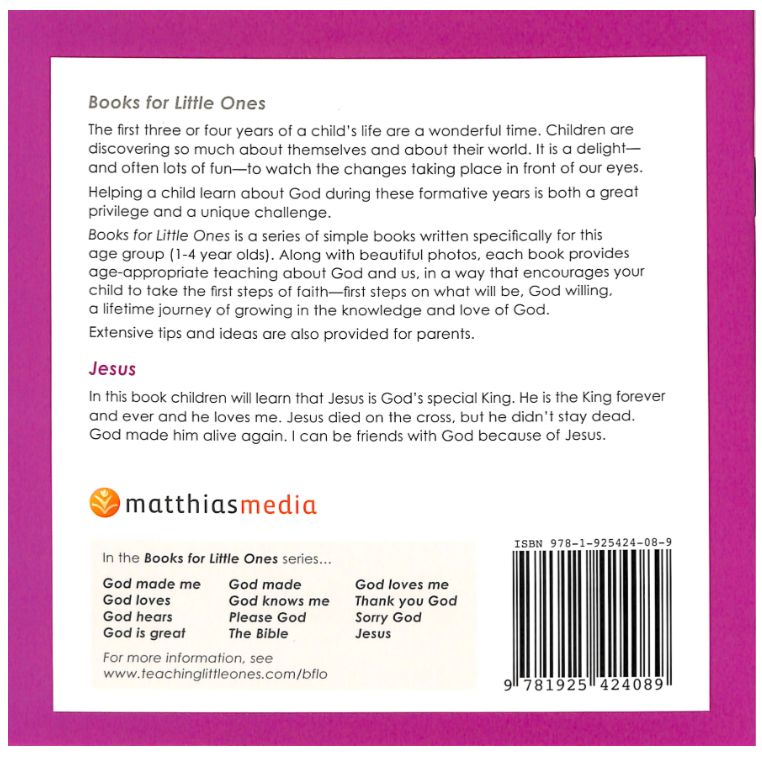 Jesus (Books For Little Ones Series)