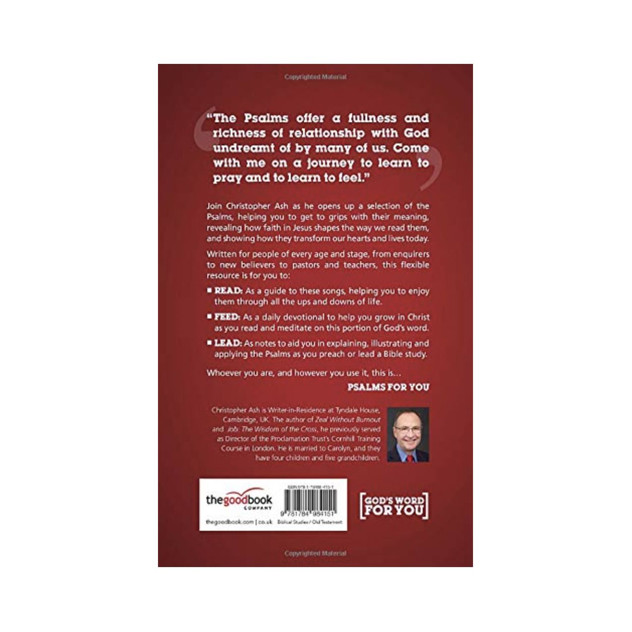 GWFY: Psalms For You: How to Pray, How to Feel and How to Sing (God's Word For You series)