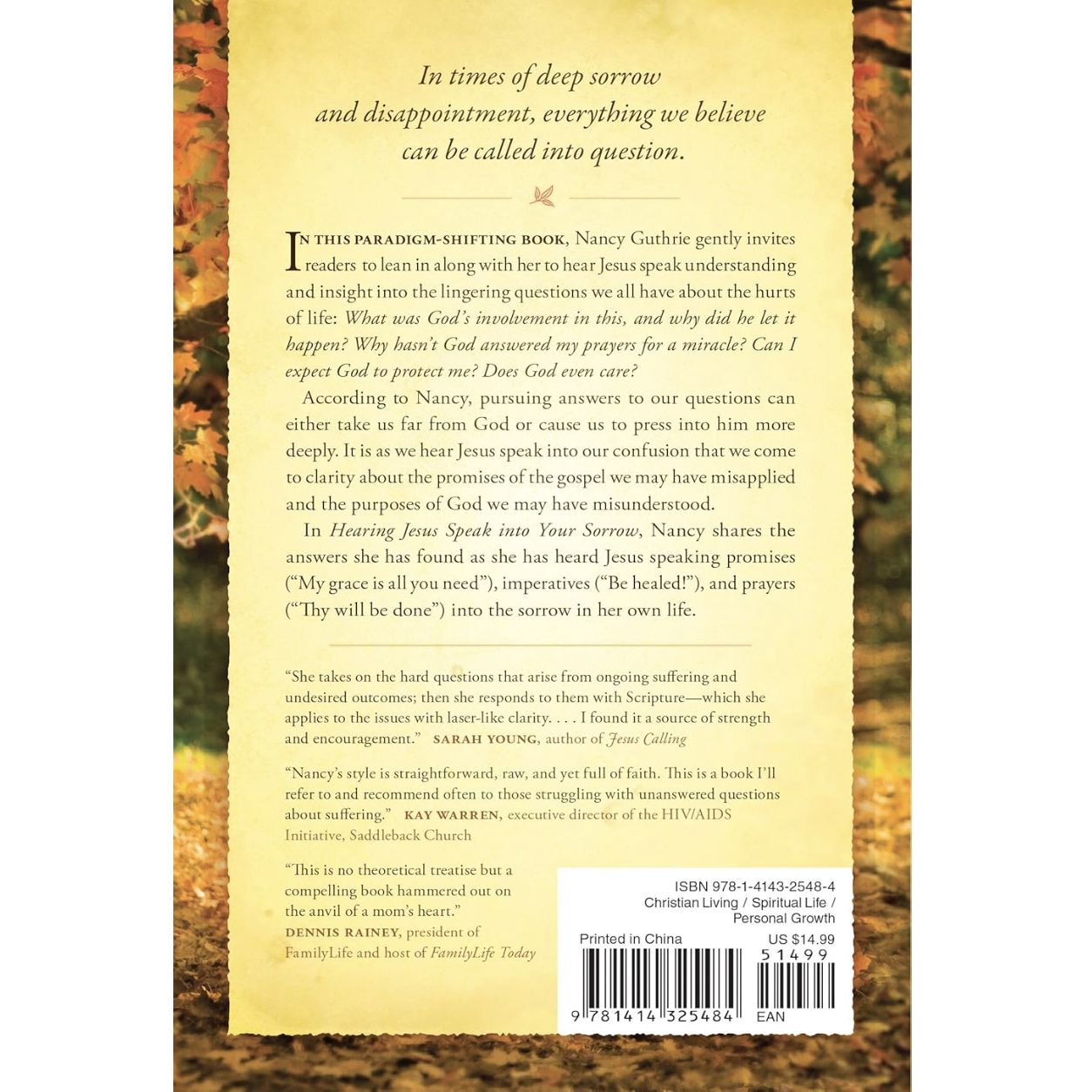 Hearing Jesus Speak into Your Sorrow