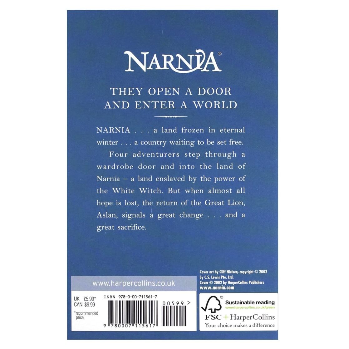 Narnia #02: Lion, the Witch and the Wardrobe, the (A Format Unabridged) (#02 in Chronicles Of Narnia Series)