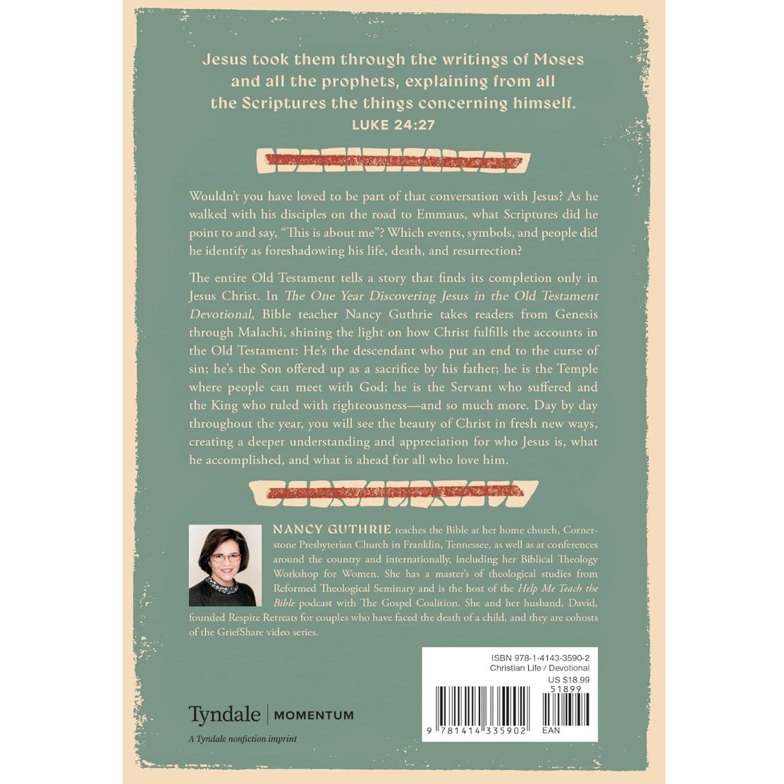 The One Year Book of Discovering Jesus in  the Old Testament