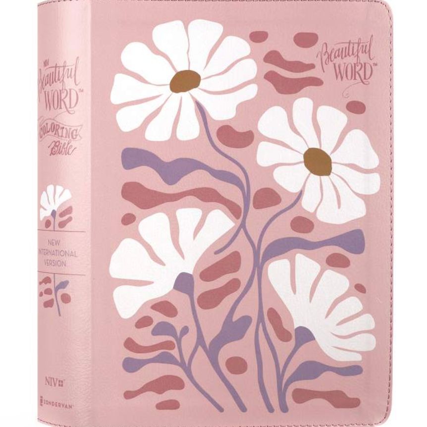 NIV Beautiful Word Coloring Bible, Pink (Black Letter Edition)