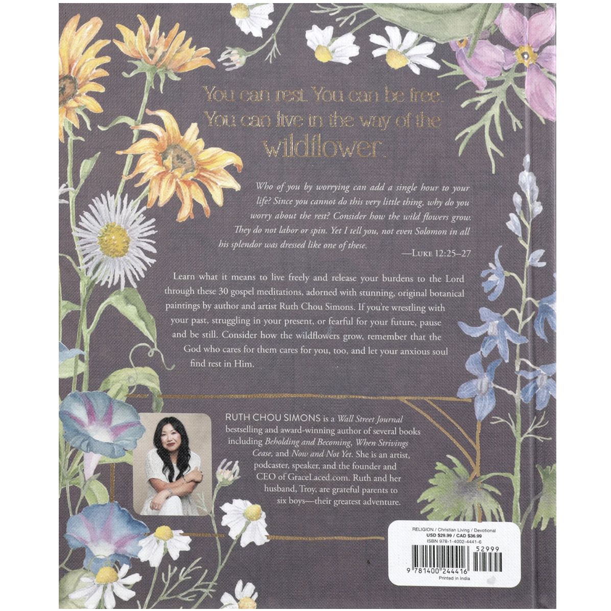 The Way of the Wildflower: Gospel Meditations to Unburden Your Anxious Soul