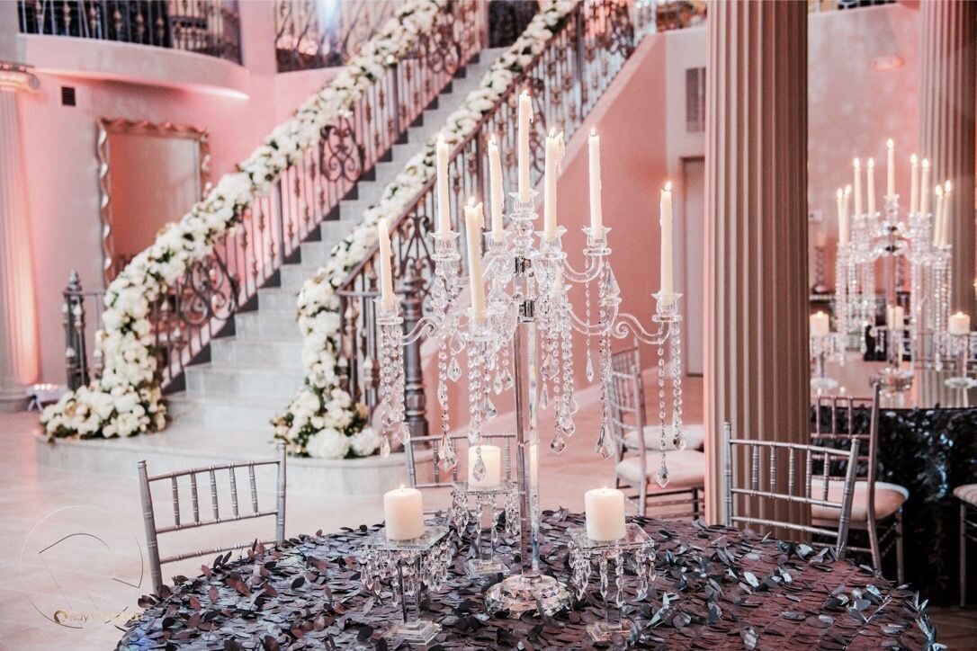 Medium Classic Crystal Candelabra