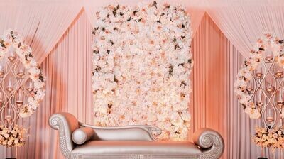 Half Flower Wall 6FT x 12FT