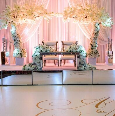 Decorative Mirror Boxes Stage Border