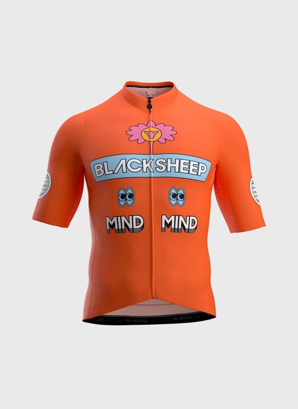 Black Sheep Men’s Essentials TEAM Jersey - OUF - Outside Flame