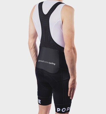 Poppe Bibs Race Black & White