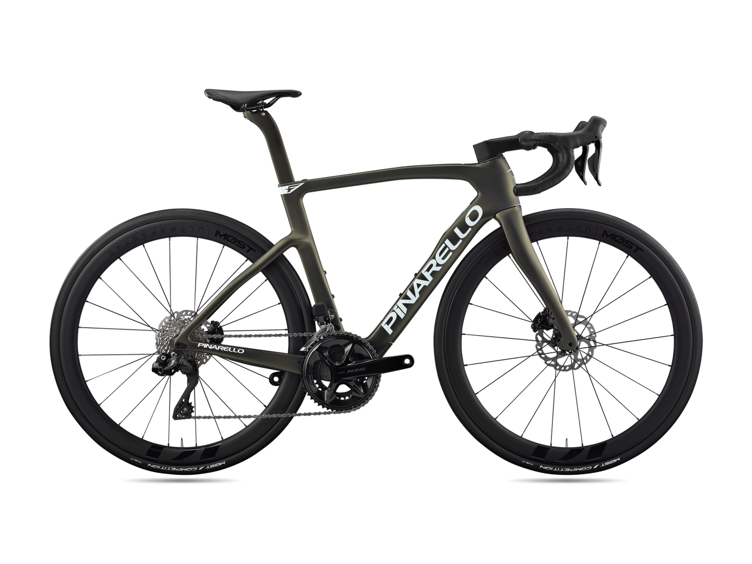 Pinarello F5 Shimano 105 Di2 - MY26, Colour: Etna Black Matt H220, Size: 43