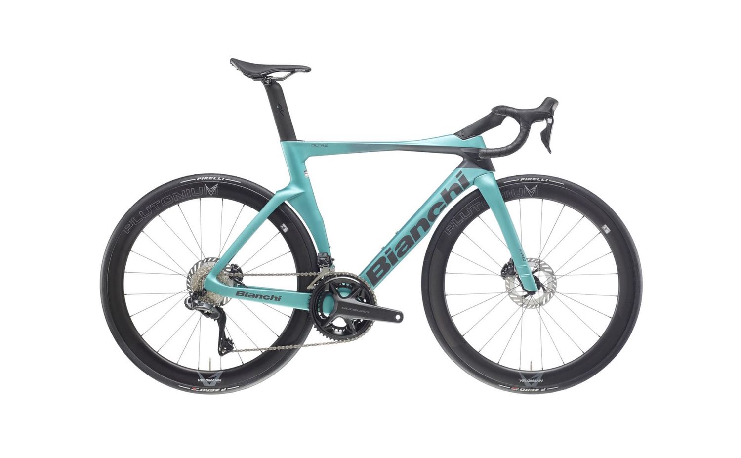 Bianchi Oltre Pro Frame Kit MY25, Colour: ZF - Metallic Celeste/Graphite Full Matt, Size: 47