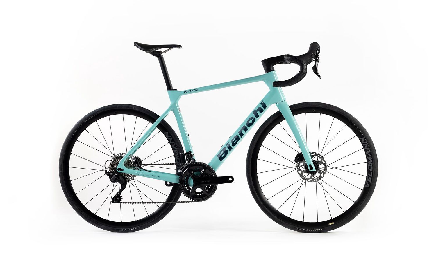 Bianchi Infinito Shimano Ultegra Di2 12sp MY25, Colour: 2K: CK celeste glossy / black decals, Size: 47