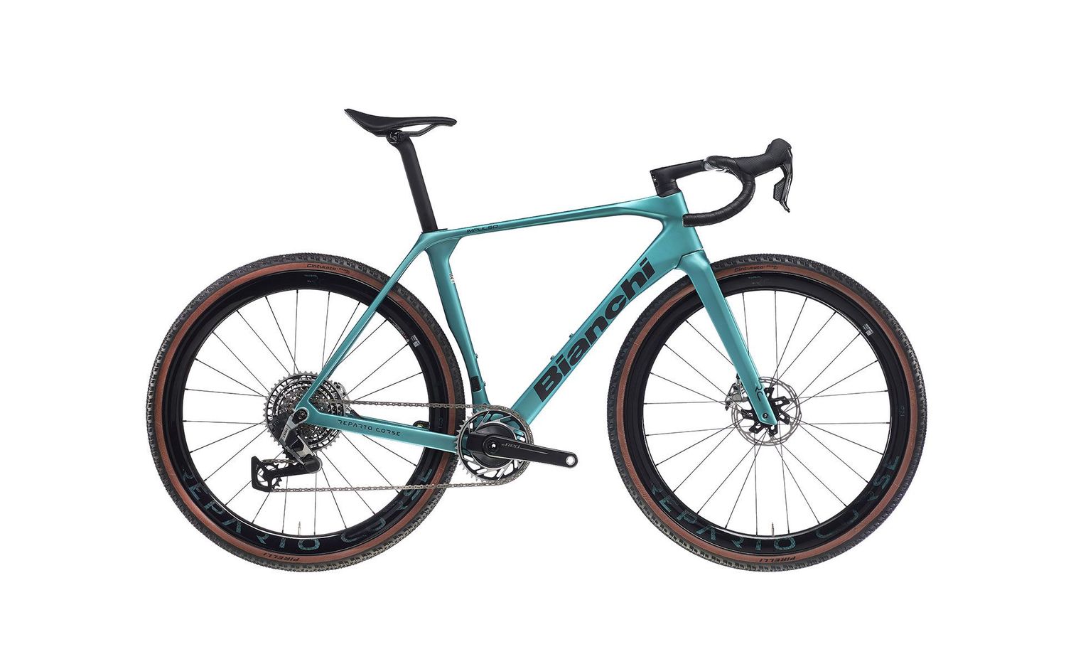 Bianchi Impulso RC SRAM Red 1x13 MY25, Colour: FG - CELESTE METALLIC/GRAPHITE/CK16, Size: XS