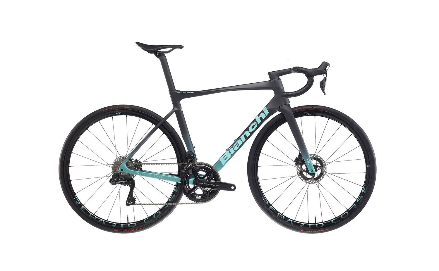 Bianchi Specialissima RC Shimano Dura-Ace Di2 MY25, Colour: MR - Carbon / CK Metallic / CK16, Size: 47