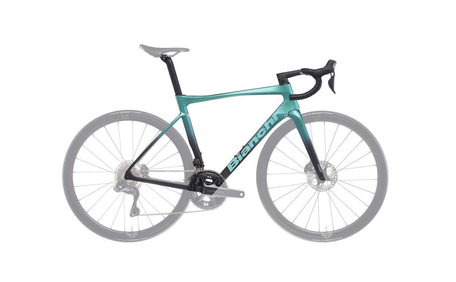 Bianchi Specialissima Pro Frame Kit MY25, Colour: MW - Carbon / CK Metallic / CK16, Size: 47
