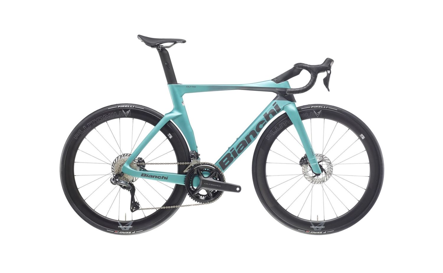 Bianchi Oltre Pro Frame Kit MY25, Colour: ZF - Metallic Celeste/Graphite Full Matt, Size: 47