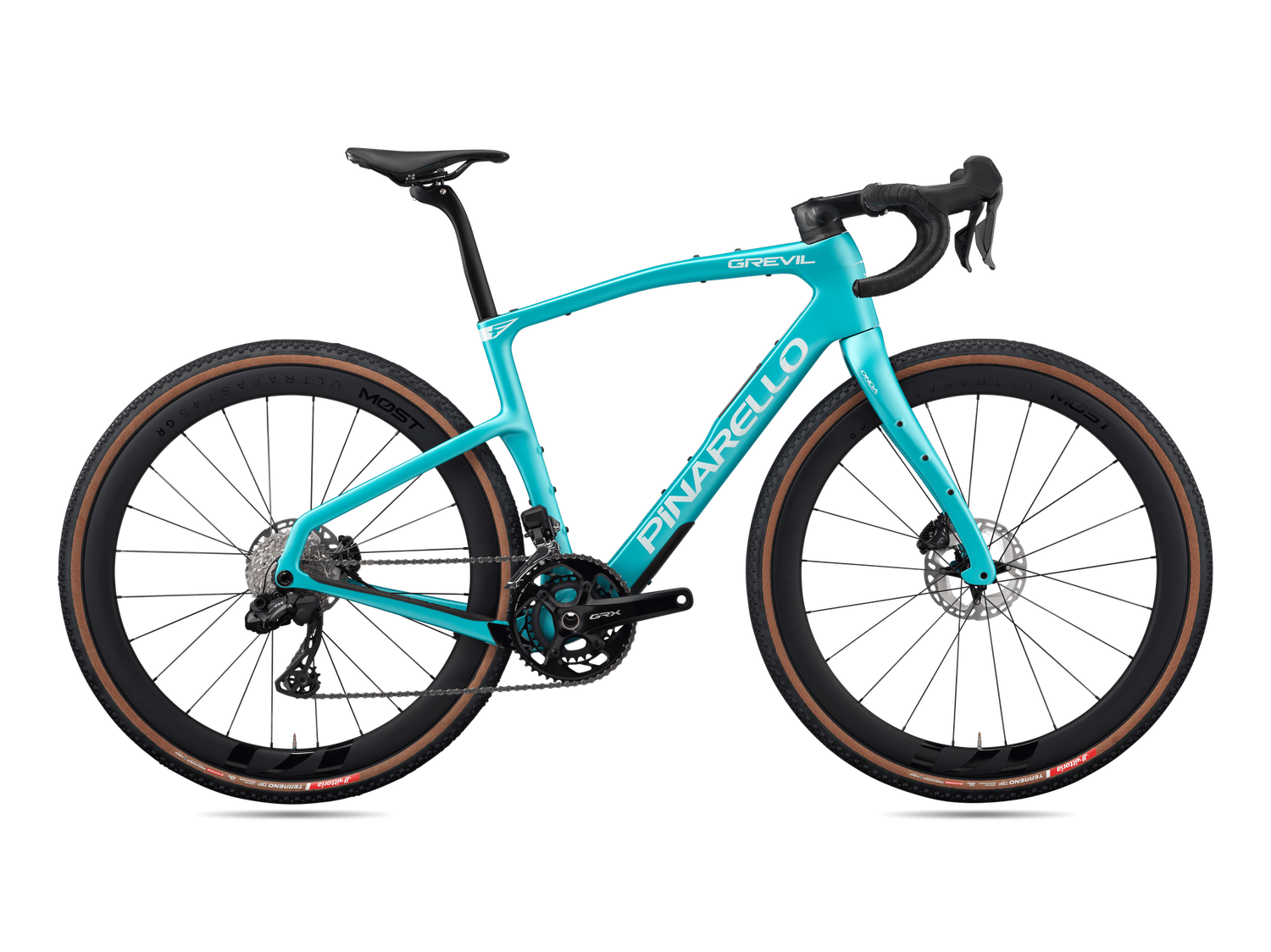 Pinarello Grevil F7 Shimano GRX Di2 MY26, Colour: Stone Turquoise Matt H310, Size: 47