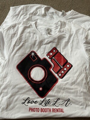 White Love Life Logo Tee