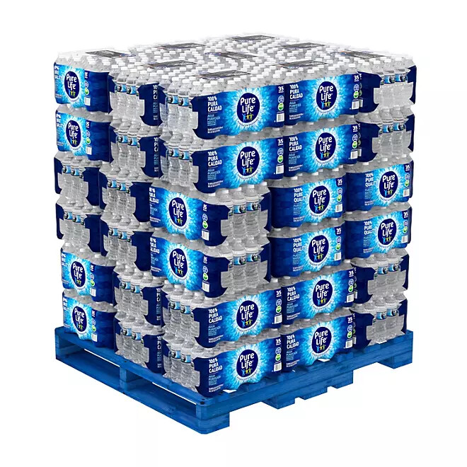 1 Pallet - Pure Life Purified Water (16.9 fl. oz., 40 pk.)