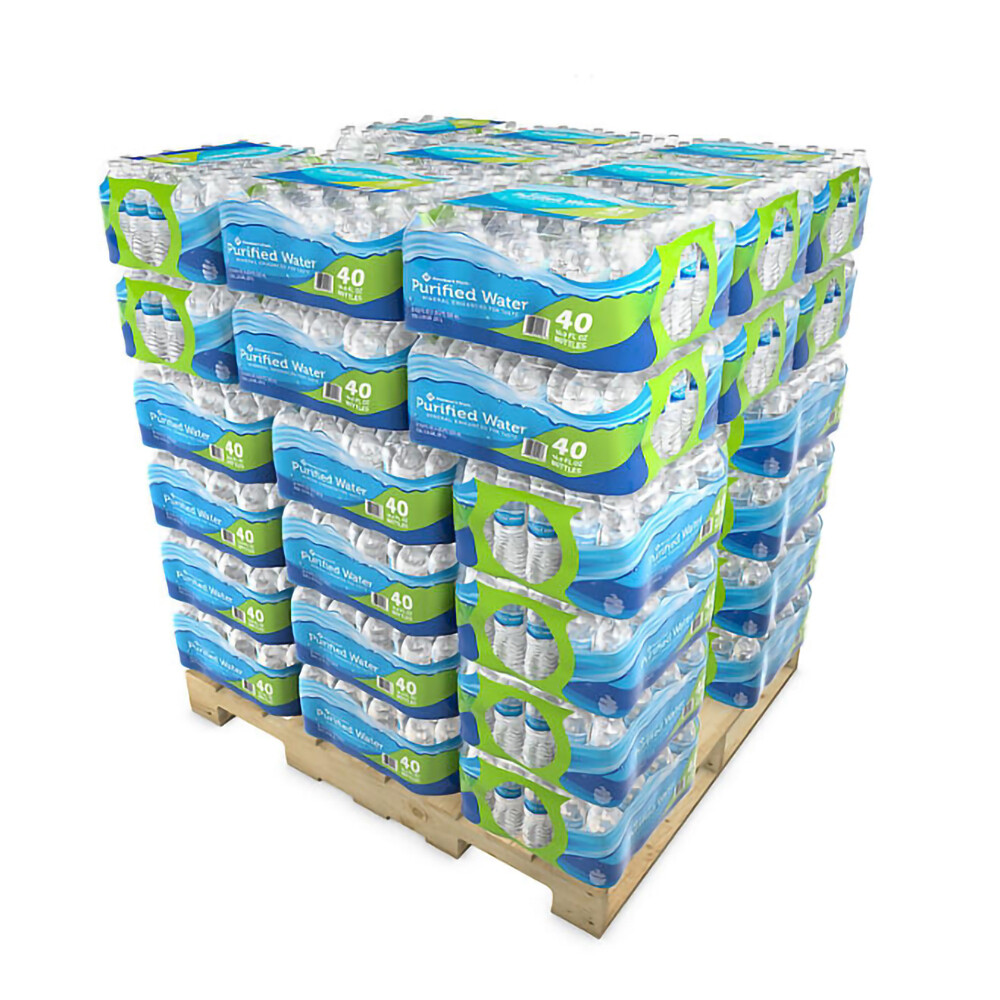 1 Pallet - Member's Mark Purified Water (16.9 fl. oz., 40 pk.)
