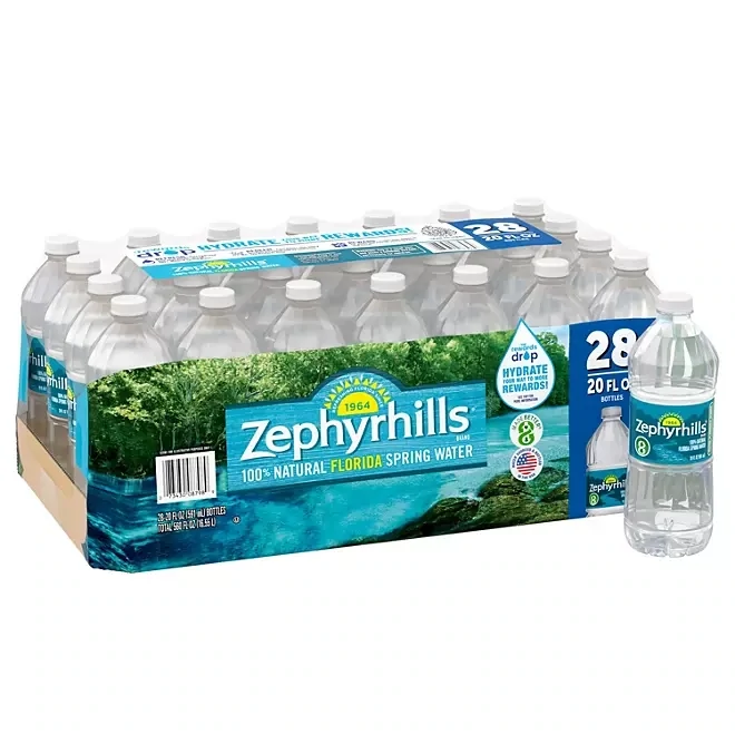 1 Pallet - Zephyrhills 100% Natural Spring Water (20 fl. oz., 28 pk.)
