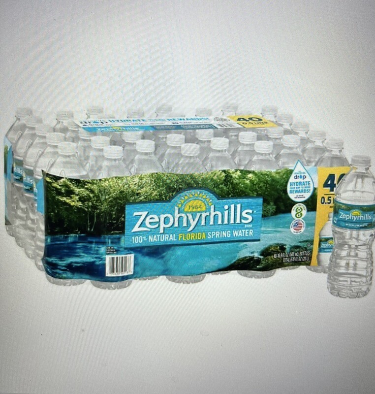 1 Pallet Zephyrhills 100% Natural Spring Water.