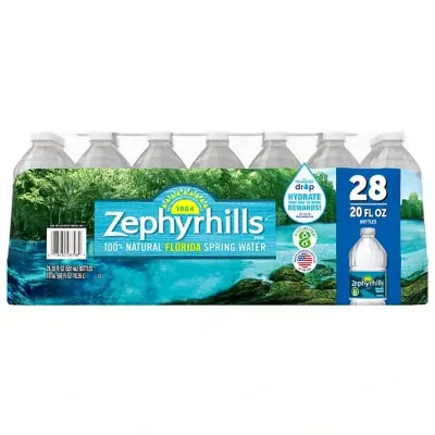 1 Pallet - Zephyrhills 100% Natural Spring Water (20 fl. oz., 28 pk.)