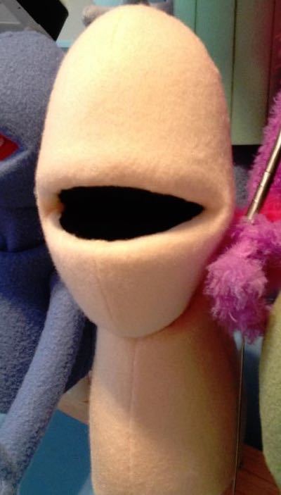 Oblong Head Pattern with fleece covering pattern