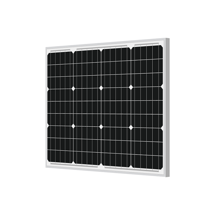 Loom Solar Panel 50 watt - 12 volt Mono Crystalline(2pcs)