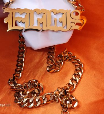 YOUR Name Necklace 10mm- Cuban Link