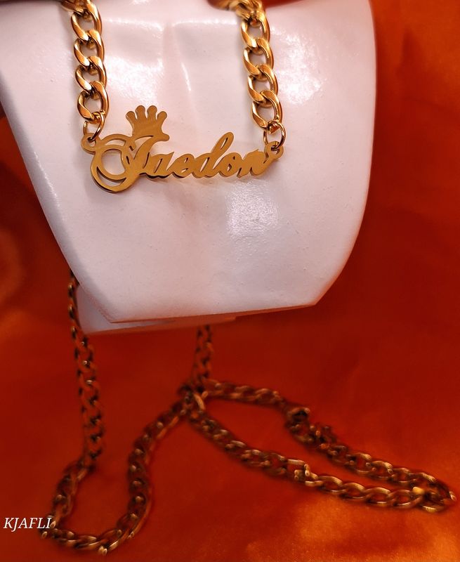 YOUR Name Necklace 5mm- Cuban Link