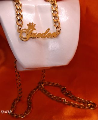 YOUR Name Necklace 5mm- Cuban Link