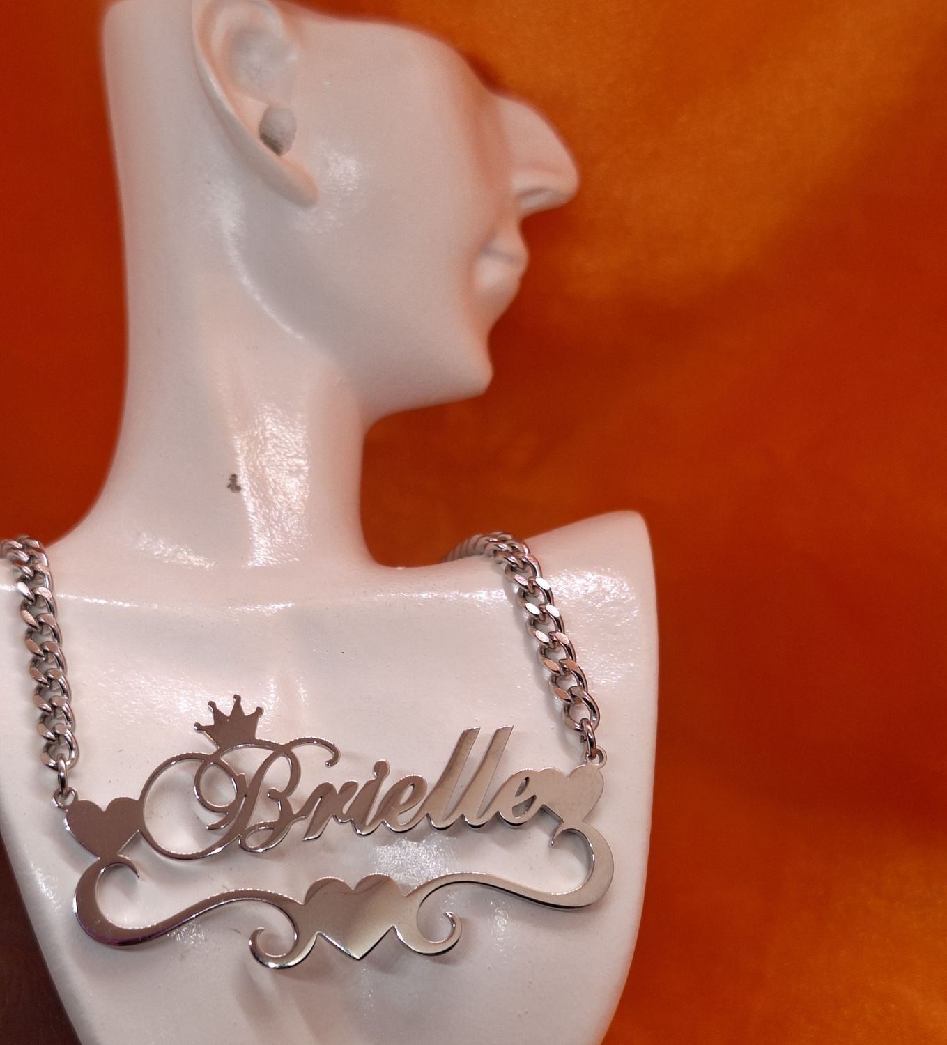 YOUR Name Necklace- Hearts