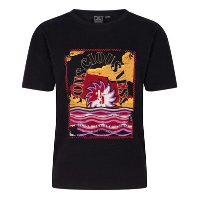 Indian Blue Jeans - T-shirt SS Oversized Black