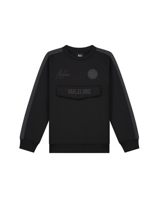 Malelions Junior Sport Academy Sweater Black/Antra