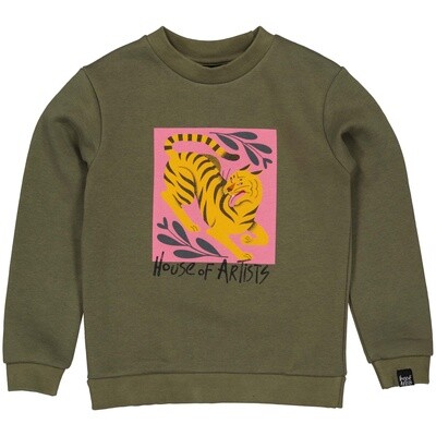 House of Artists Sweater Olive HA31320040