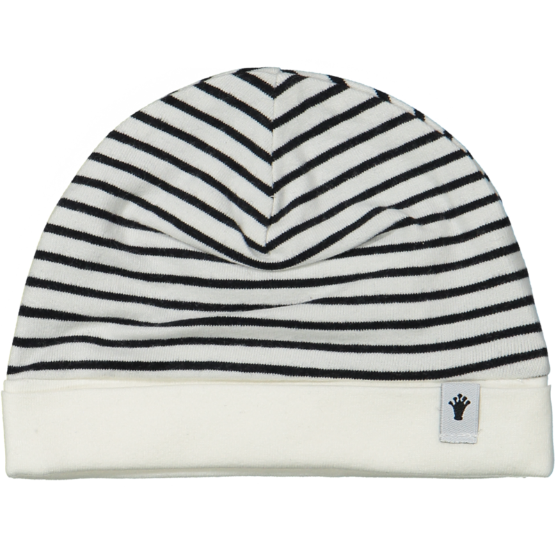 Klein Baby -Hat Off White/ Black Stripes KN019