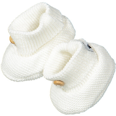 Klein Baby -Booties Natural White KN109